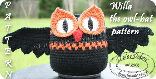 Willa Owl-Bat Pattern by DivineDebris.com