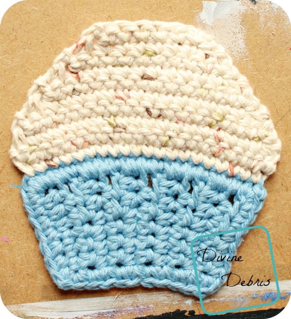 Cupcake Applique Pattern by DivineDebris.com