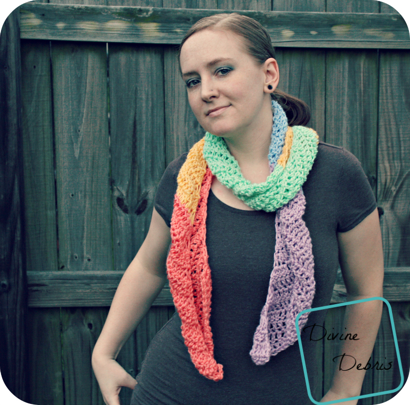 Julie Scarf Pattern by DivineDebris.com