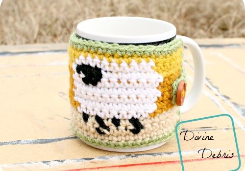 Dancing Sheep Mug Cozy Dancing Sheep Mug Cozy