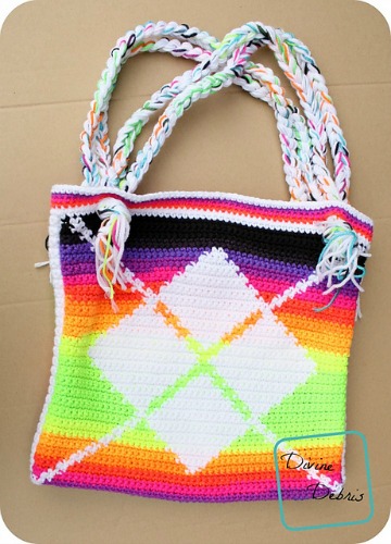 Unicorn Argyle Bag by Divine Debris