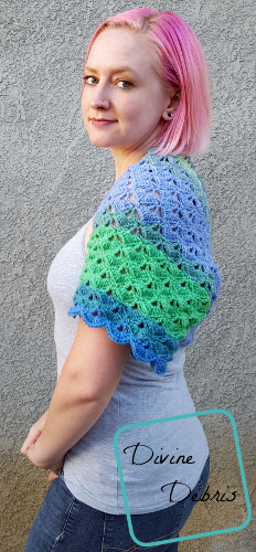 Janice Bolero crochet pattern by DivineDebris.com
