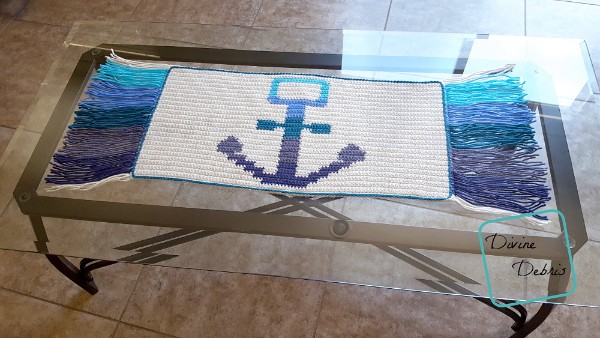 Awesome Anchor Mat free crochet pattern by DivineDebris.com