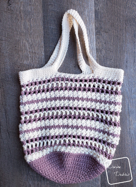Diana Market Tote Bag crochet pattern by Divine Debris