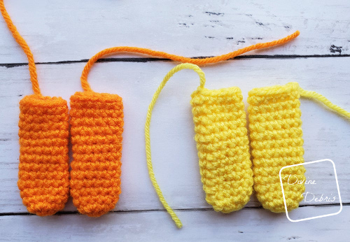 Candy Corn-o-Lantern free amigurumi pattern by DivineDebris.com