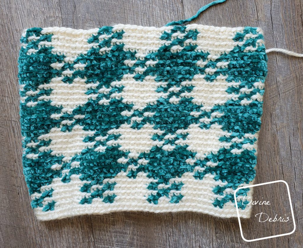 Learn to make the Pretty in Gingham Pumpkin from a free crochet pattern by DivineDebris.com