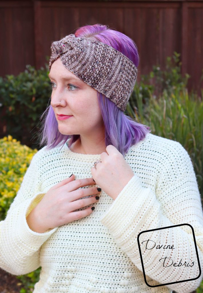 Artemis Headband free crochet pattern by DivineDebris.com