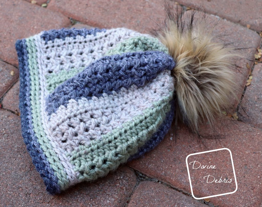 Sherbet Beanie free crochet pattern by DivineDebris.com