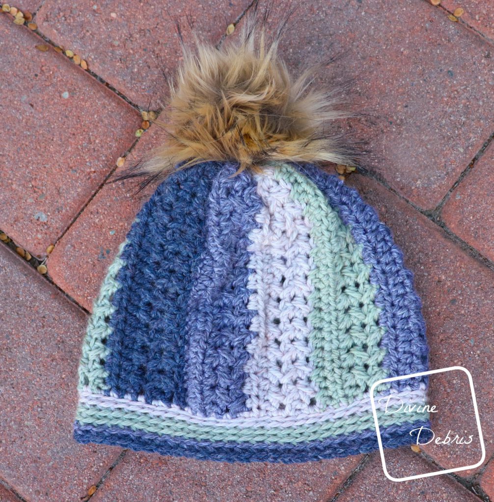 Sherbet Beanie free crochet pattern by DivineDebris.com