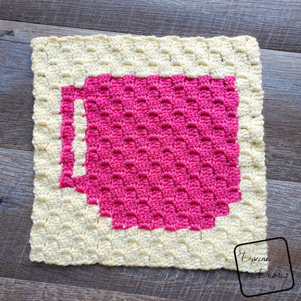 C2C Tiny Coffee Afghan Square