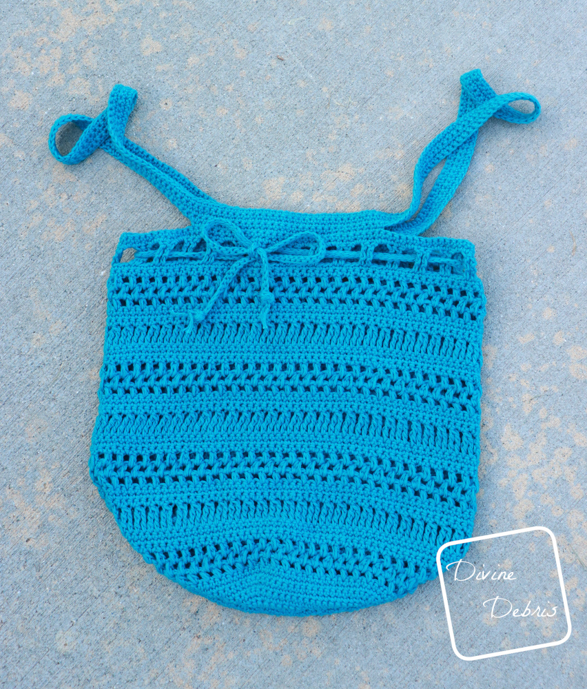 Stephanie Market Bag free crochet pattern by DivineDebris.com