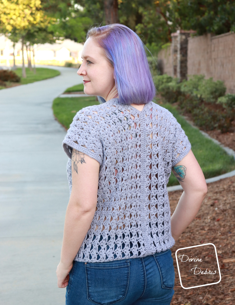Harper Shirt free crochet pattern by DivineDebris.com
