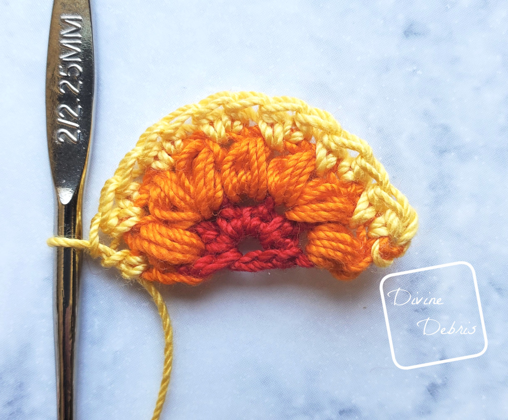 Puff Rainbow Earrings free crochet pattern by DivineDebris.com