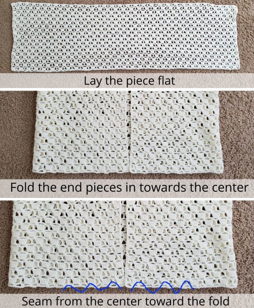 Erin Split-Back Cardigan seaming help