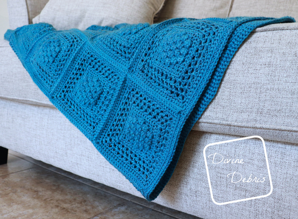 Winterberry Throw free crochet pattern by DivineDebris.com