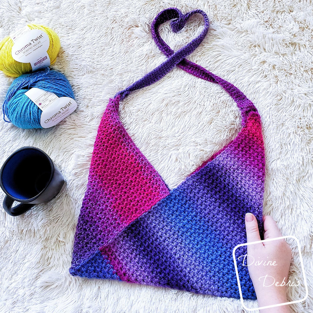 Azuma Bukuro Bag free crochet pattern by DivineDebris.com