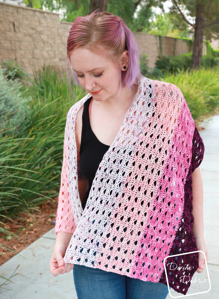 Louise Shawl free crochet pattern by DivineDebris.com