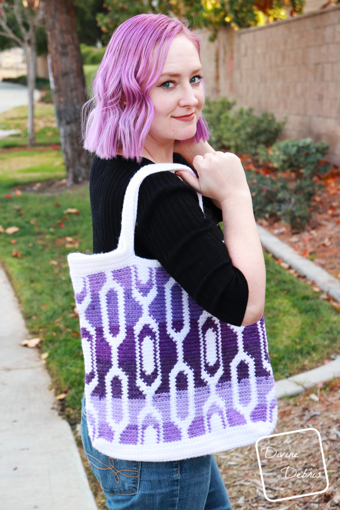 Cecelia Tapestry Bag free crochet pattern by DivineDebris.com