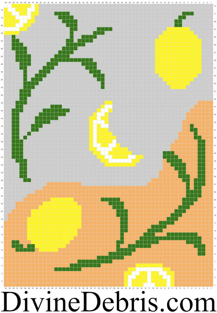 Lovely Lemons Wall Hanging graph by Divine Debris