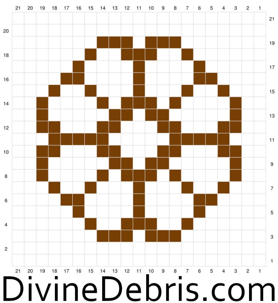 Graph for the Field of Flowers Bag Square 1.