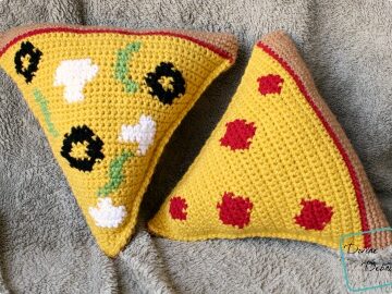 Pizza Amigurumi crochet patterns by DivineDebris.com