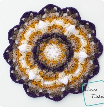 May Mandala crochet pattern by DivineDebris.com