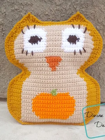 Pumpkin Belly Owl Amigurumi free crochet pattern by DivineDebris.com