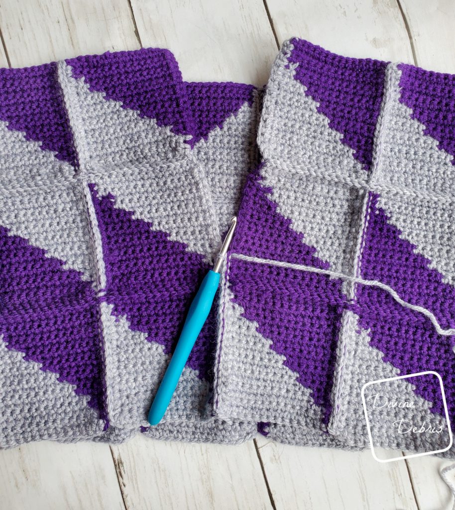 Divine Diamonds Bag free crochet pattern by DivineDebris.com