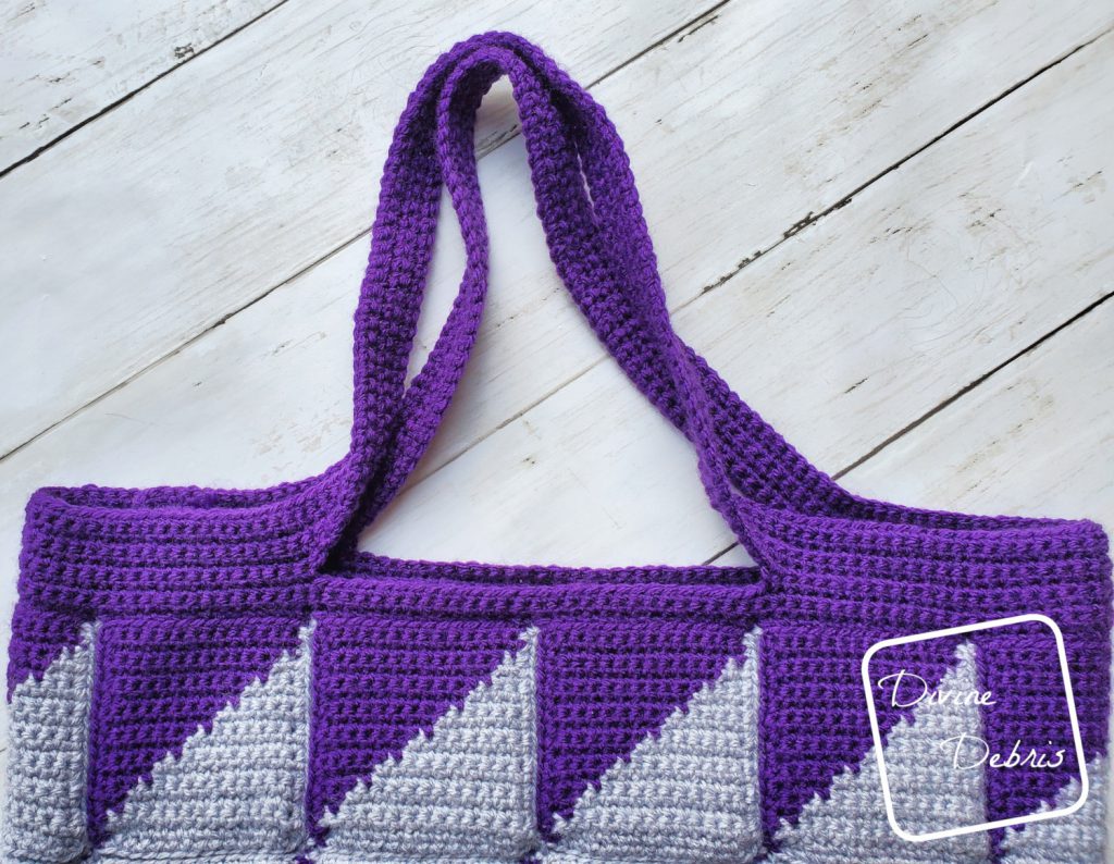 Divine Diamonds Bag: Handles close up