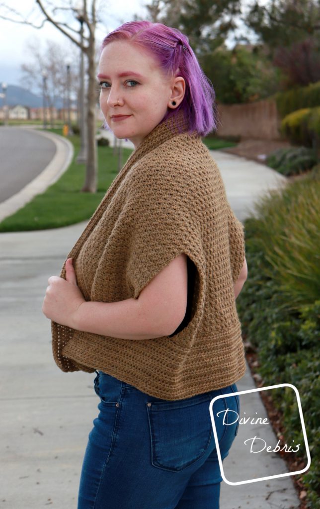 Raquel Cardigan free crochet pattern by DivineDebris.com