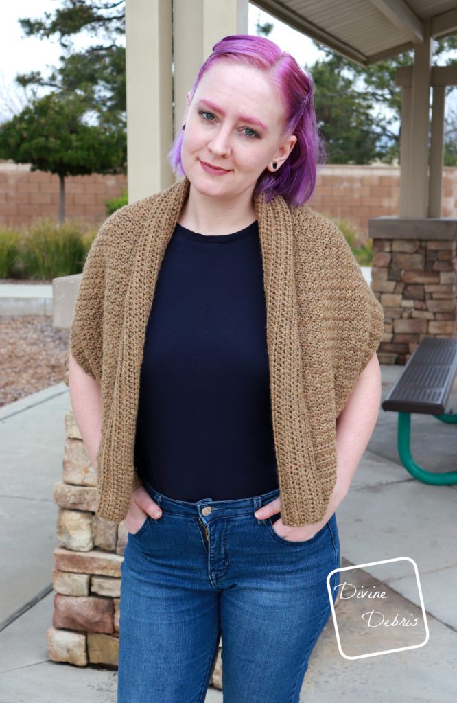 Raquel Cardigan free crochet pattern by DivineDebris.com