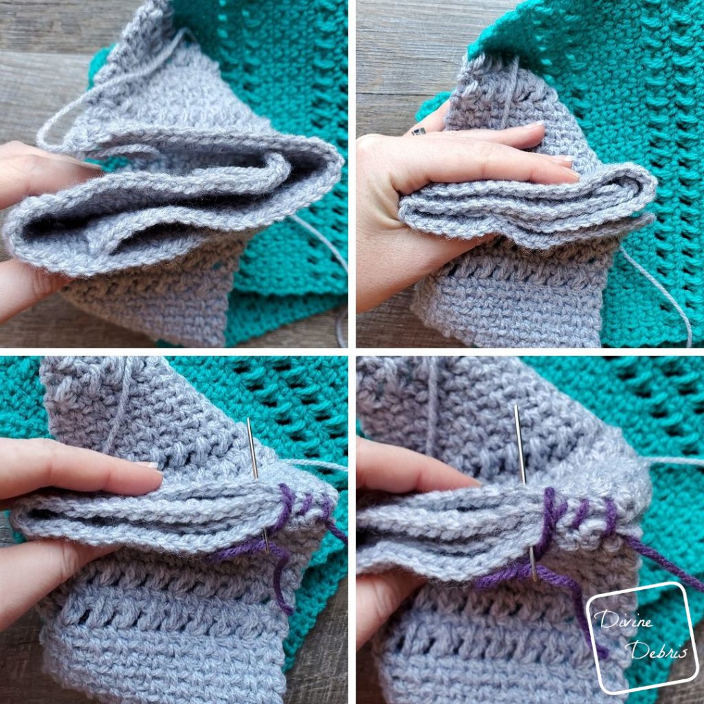 The Whitney Cowl Seaming photo tutorial