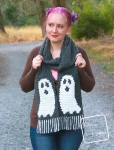 Free Gloria Ghost Scarf Crochet Pattern – Glory to Ghosties!